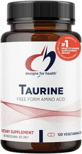 Designs for Health Taurine 120 Capsules