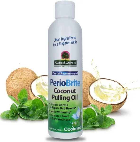 Nature's Answer PerioBrite Coconut Pulling Oil