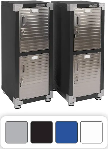 Seville Classics UltraHD 4-Door Stackable Locker Cabinet