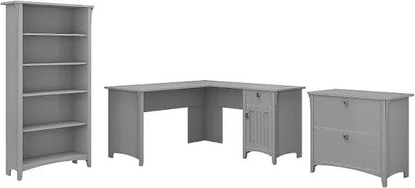 Bush Furniture Salinas 60W L Shaped Desk