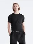 Calvin Klein Men's Ultra Soft Modern Modal Crewneck Lounge T-Shirt Black