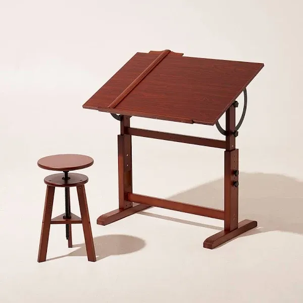 MEEDEN Drafting Table & Stool Set