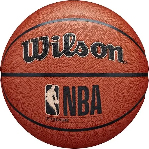 WILSON NBA Forge Indoor/Outdoor Basketballs - Size 5, 7 - 29.5&#034;, Brown 