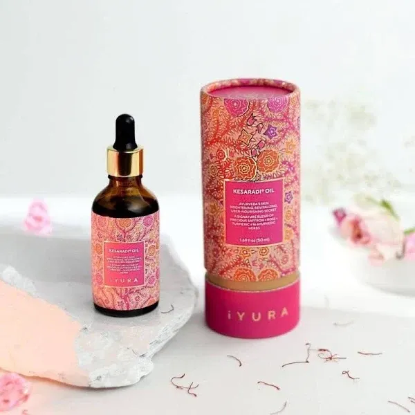 iYURA Kesaradi Face Oil - 5000-year-old Recipe with Exotic Saffron, Turmeric ...