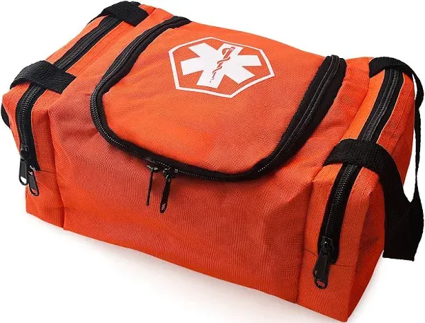 First Aid Responder EMS Emergency Medical Trauma Bag EMT, Fire Fighter, Polic...