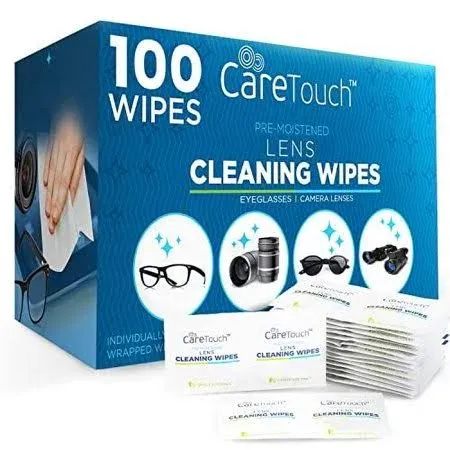 Care Touch Lens Cleaning Wipes