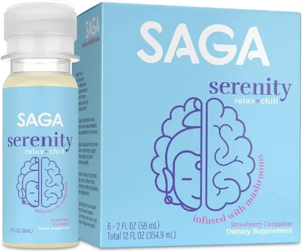 Saga Serenity Organic Relaxation Shots