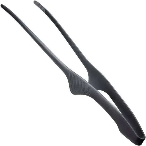 Todai Stainless Steel Clever Chopstick Tongs Black