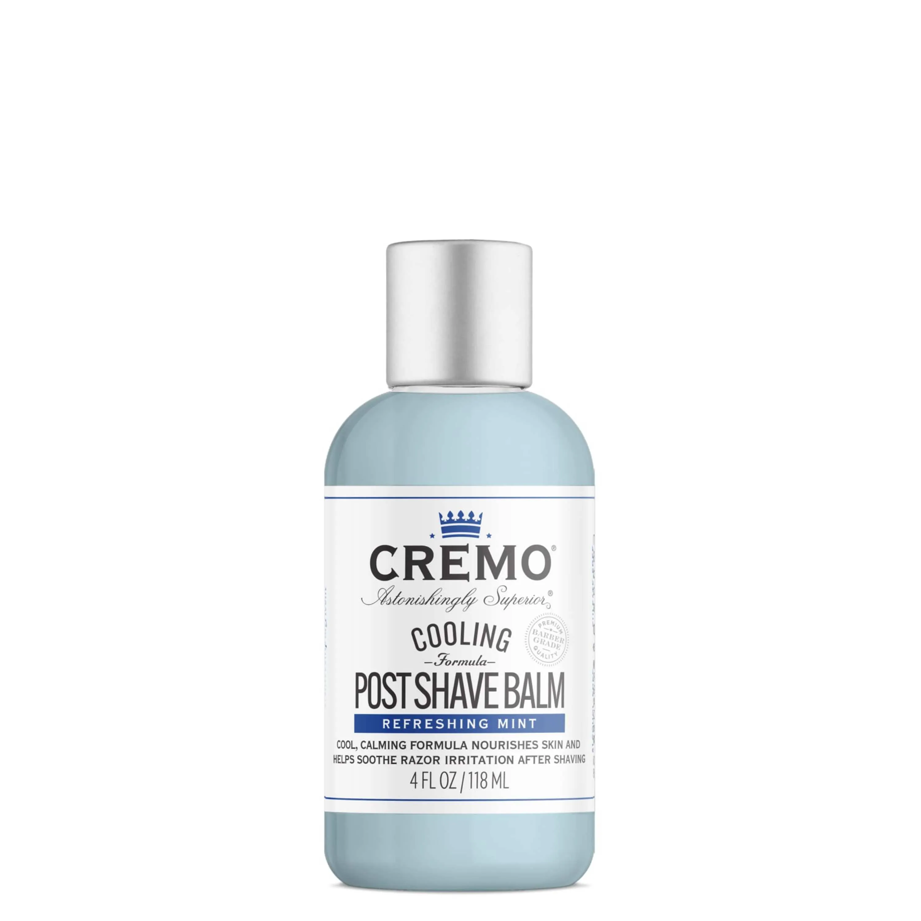 Cremo Cooling Post Shave Balm, Refreshing Mint, 4 OZ