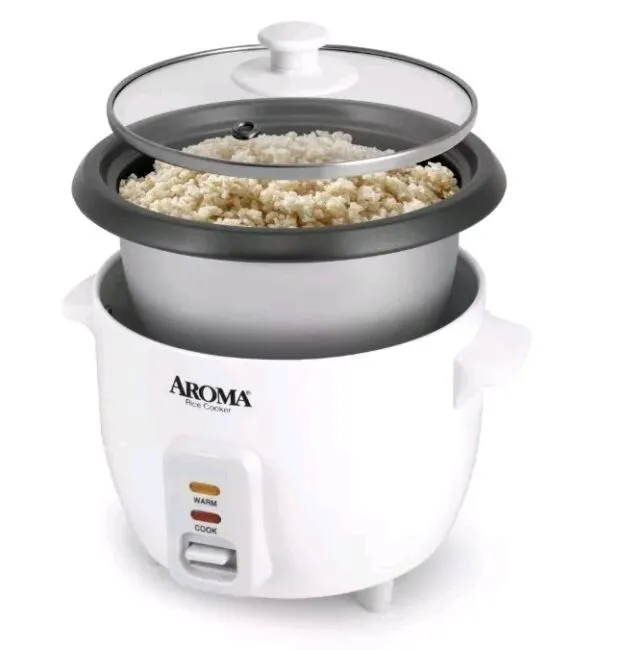 Aroma 6-Cup Rice Cooker Food Steamer