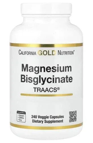 California Gold Nutrition Magnesium Bisglycinate Formulated