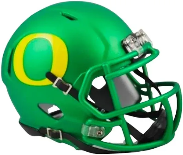 Oregon Ducks Apple Green NCAA Riddell Speed Mini Helmet