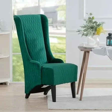 23.03” Wide High Back Velvet Accent Chair