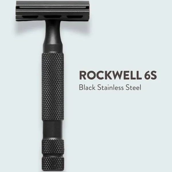 Rockwell 6S Stainless Steel Safety Razor Adjustable