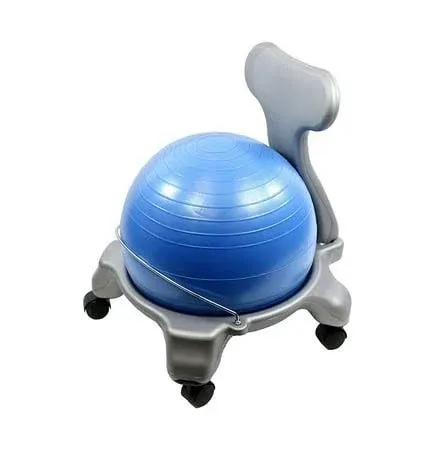 CanDo Plastic Ball Stool with No Back Adult Size