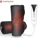 QUINEAR Air Compression Leg Massager Heat Calf Arm Wrap Circulation Relaxation Therapy