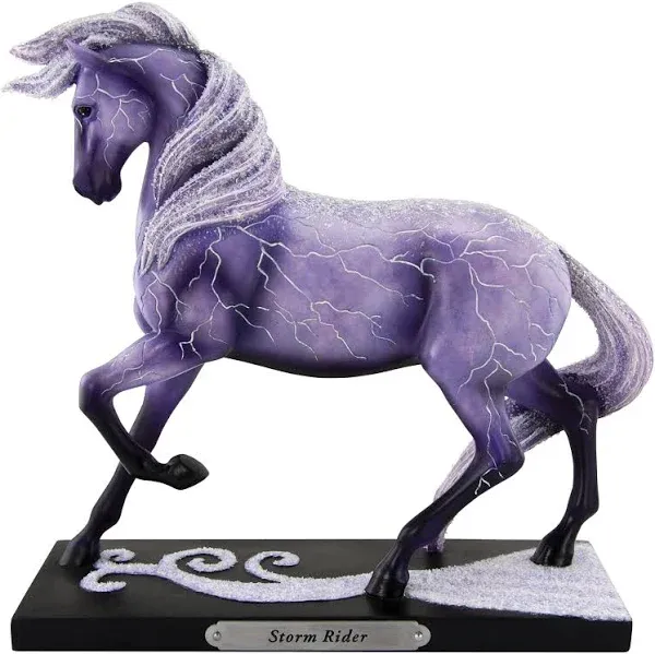 Enesco Trail of Painted Ponies “Storm Rider” Stone Resin Horse Figurine, 7”