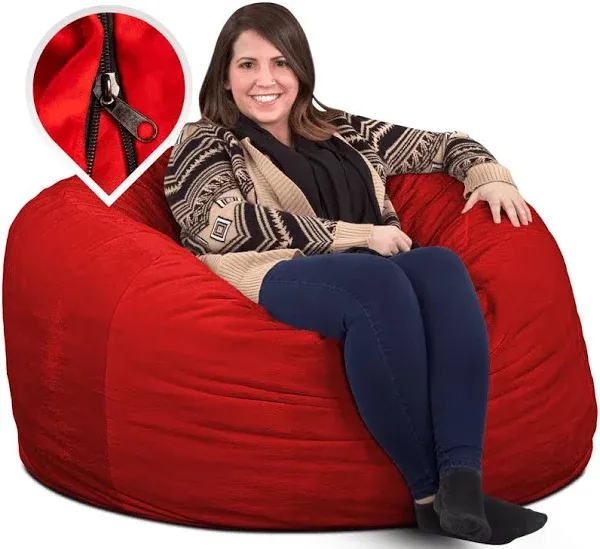 Ultimate Sack 4000 Bean Bag Chair in multiple colors Giant Foam-Filled Furniture