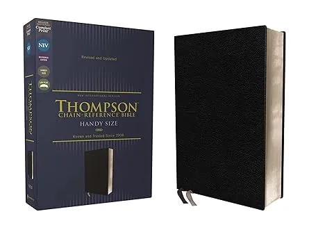 NIV Thompson Chain-Reference Bible, Handy Size, Red Letter, Comfort Print [Black] [Book]