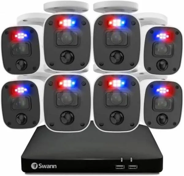 Swann 8-Channel 1080p 1TB DVR Surveillance Camera System