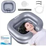 Cehim Inflatable Shampoo Basin - Portable Shampoo Bowl, Hair Washing Basin for Bedridden, Disabled,Injured, Hair Wash Tub for Dreadlocks and at Home