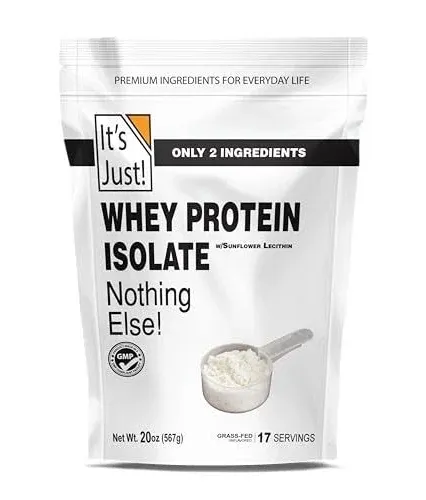 It's Just! Ultra Premium Grass-Fed Unflavored Whey Protein Isolate