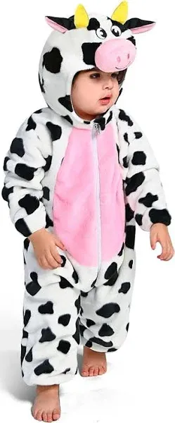 Spooktacular Creations Unisex Toddler Cow One-Piece Pajama