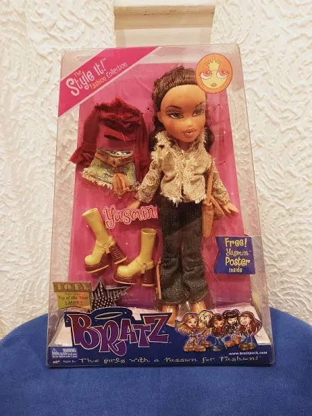 Bratz 20 Yearz Special Anniversary Edition Original Fashion Doll Yasmin with Accessories and Holographic Poster | Collectible Doll | For Collector Adults and Kids of All Ages