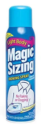 Magic Sizing Ironing Spray 20oz Pack of 3 Textile Deodorizer Fresh Clean Scent