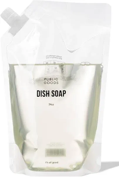 Public Goods Dish Soap Refill