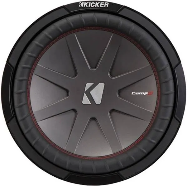 Kicker CompR 12" Dual-Voice-Coil 4-Ohm Subwoofer