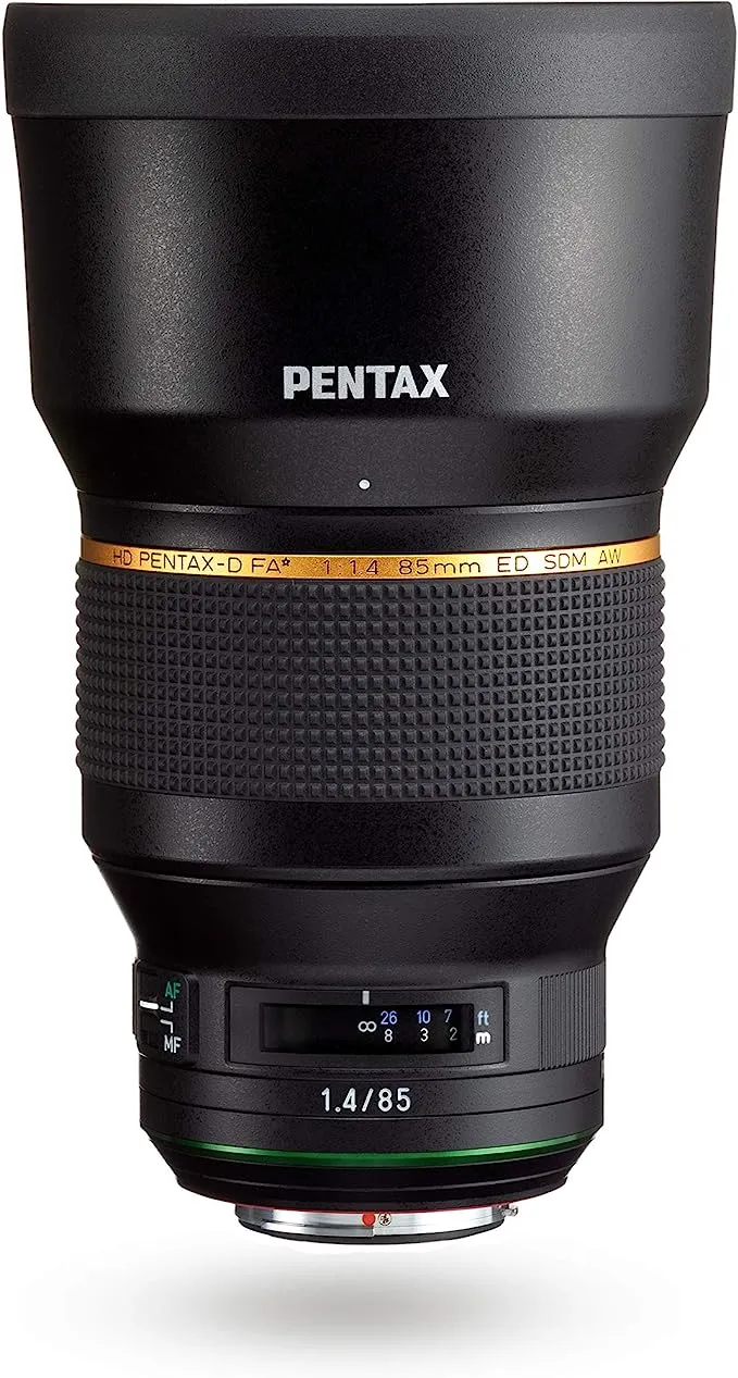 Pentax HD PENTAX-D FA★85mmF1.4ED SDM Prime Telephoto lens New-generation, Star-series lens Latest PENTAX Lens coating technologies Extra-sharp, high-contrast images Free of flare and ghost images