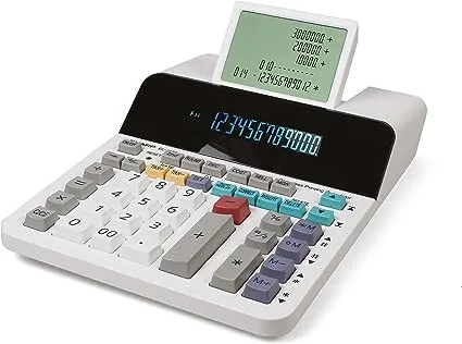 Sharp Calculators, SHREL1901, EL-1901 12-Digit Paperless Printing Calculator, 1 Each, White