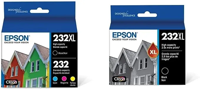 Epson 232XL Black High Yield Ink Cartridge (T232XL120-S)