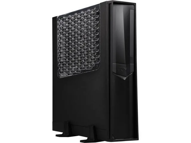 SilverStone Technology Mini-ITX Slim Small Form Factor Computer Case with Side Window RVZ02B-W