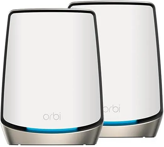 Netgear Orbi RBK862S Wi-Fi 6 IEEE 802.11ax Ethernet Wireless Router - Tri Band