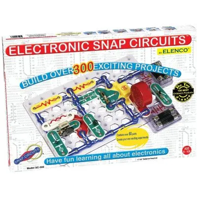 Snap Circuits Classic SC-300 Electronics Exploration Kit | Over 300 Projects | Full Color Manual Parts | STEM Educational Toy for Kids 8+ 2.3 x 13.6 x 19.3 inches