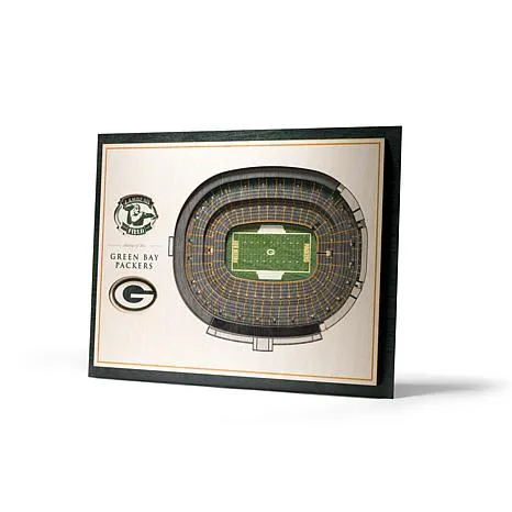 Green Bay Packers - 5 Layer StadiumViews 3D Wall Art