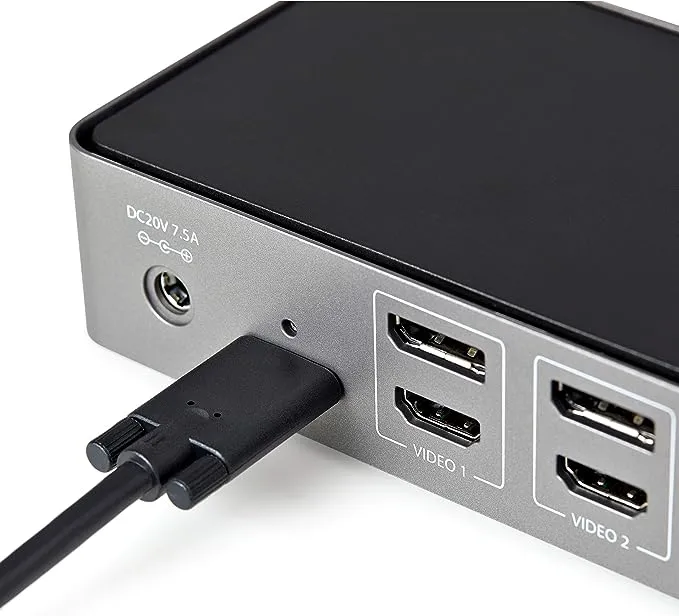 StarTech 85W USB-C &amp; USB-A Dock with DisplayPort &amp; 4K @ 60Hz HDMI DK31C3HDPD