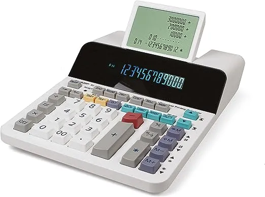 Sharp EL1901 12-Digit LCD Paperless Printing Calculator