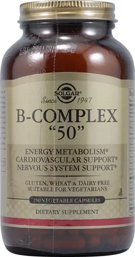 Solgar B-Complex 50 Vegetable Capsules