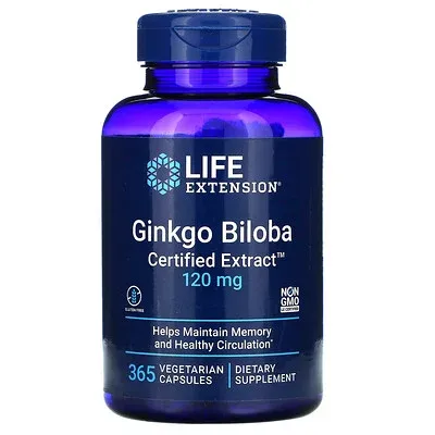 Life Extension Ginkgo Biloba Certified Extract