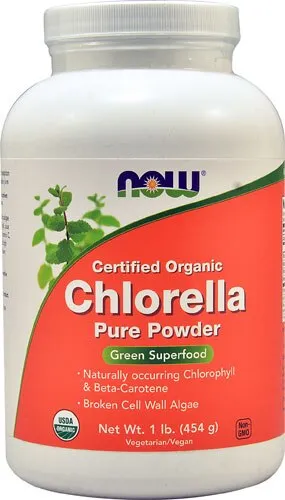 Now Foods Organic Chlorella Powder - 16 oz