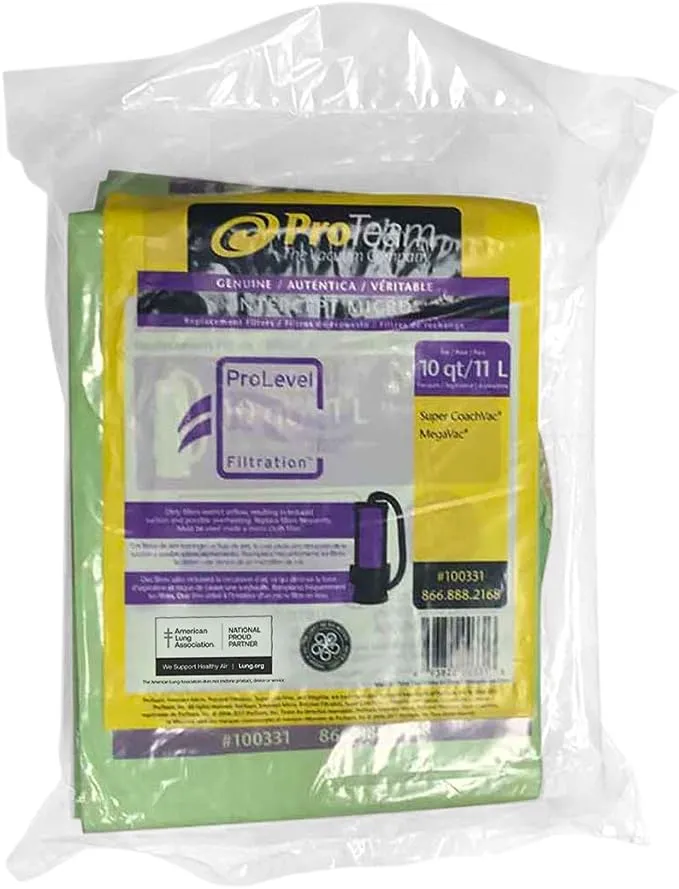 Pro-team - Pack of 10 Fits (Coachvac, Super Coachvac, Megavac) - 100331