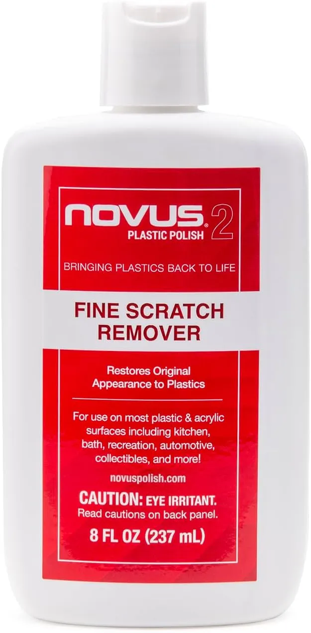 NOVUS 2  Plastic Fine Scratch Remover - 8 oz.