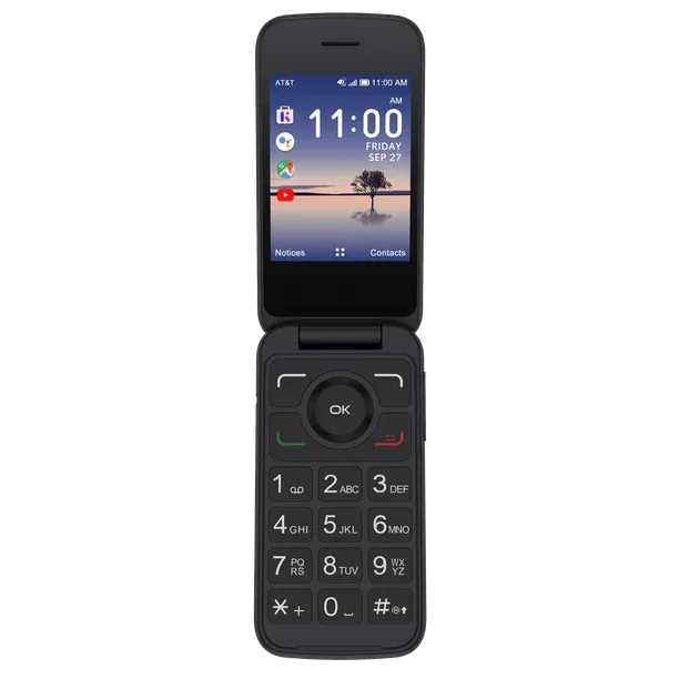 Alcatel SMARTFLIP 4052R | 4G LTE | 4GB Flip-Phone | Bluetooth, WiFi, Big Butt...