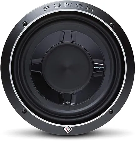 Rockford Fosgate P3SD4-10 Punch P3S 10" 4-Ohm DVC Subwoofer poco profundo