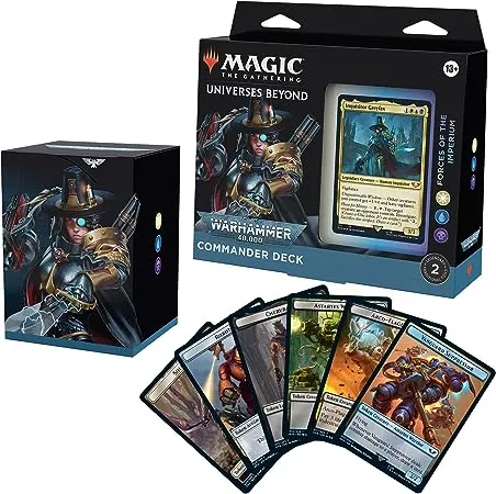 Magic The Gathering Universes Beyond Warhammer 40,000 Commander Deck Forces of The Imperium