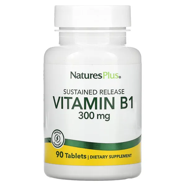 Natures Plus Vitamin B-1 (Thiamin) 300mg 90 Tabletten S/R (46,7g), 532,76 €