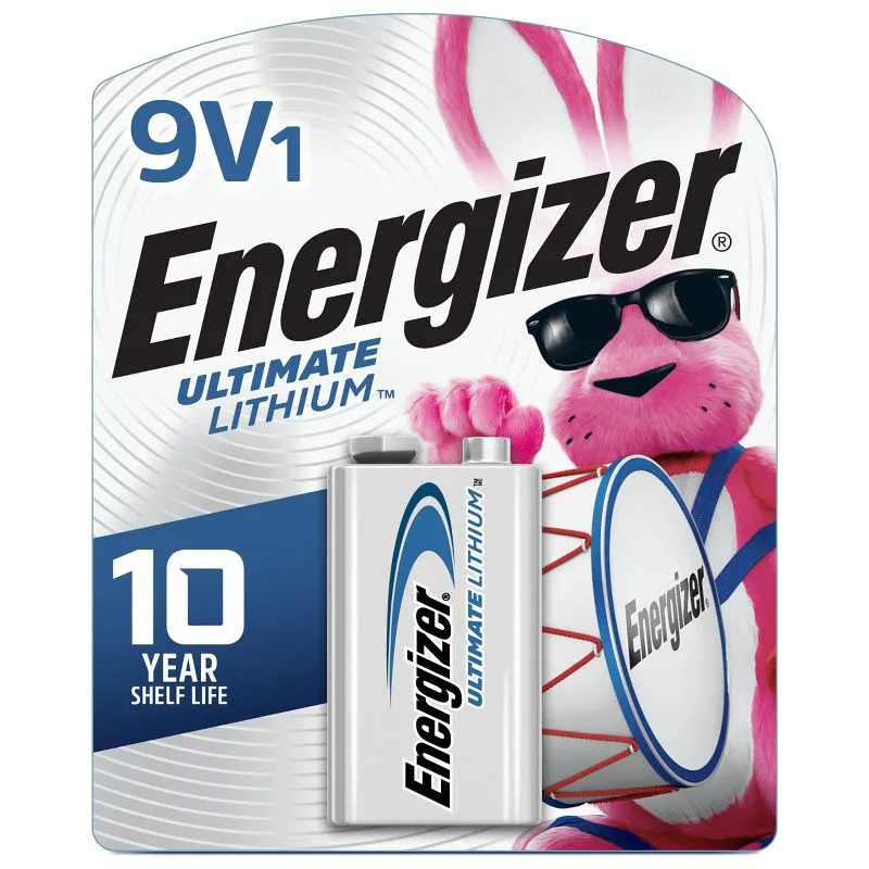 Energizer Ultimate Lithium 9V Batteries